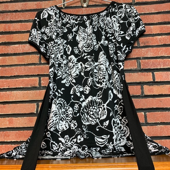 Motherhood Maternity Short Sleeve Tie Blouse SZ-L - Picture 4 of 5